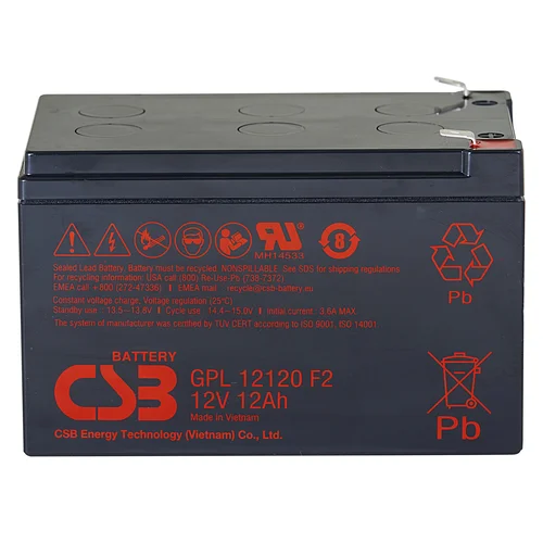 Аккумулятор CSB GPL12120 F2